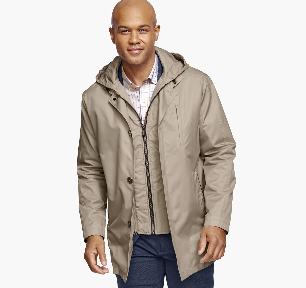 Upton Water-Resistant Raincoat image number null