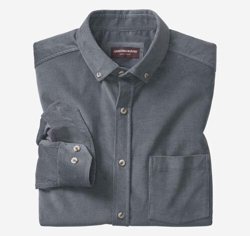 Corduroy Shirt - Dark Gray
