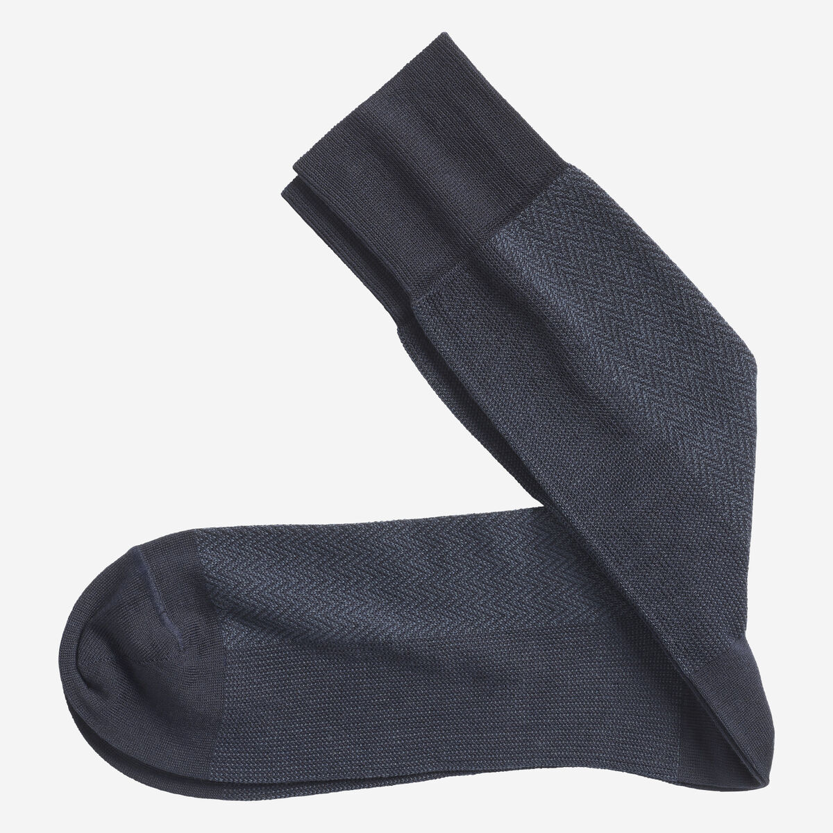 Herringbone Panel Socks image number null