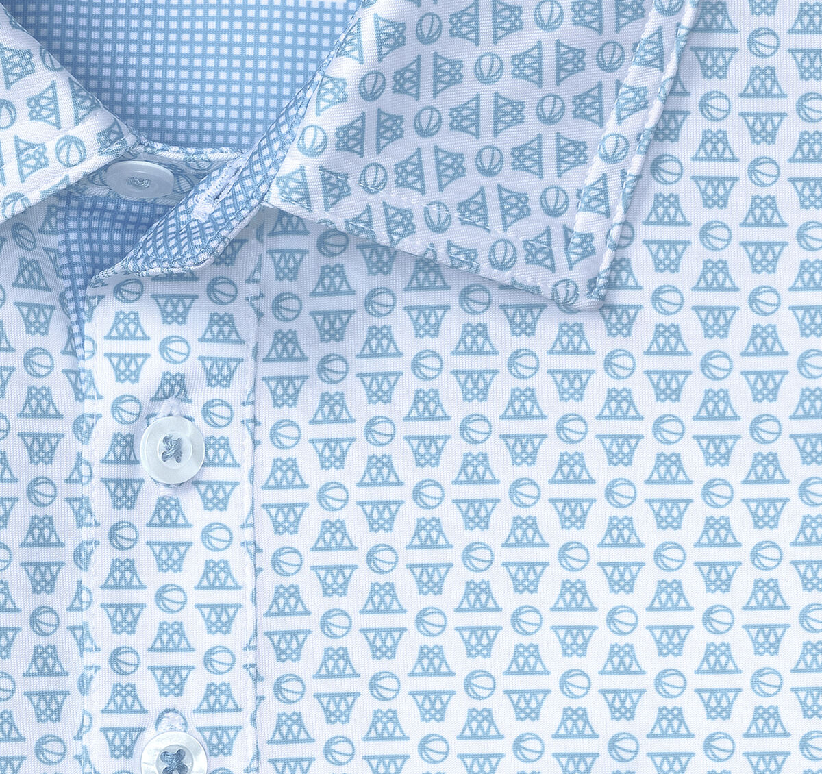 Game Day XC+&trade; Basketball Print Polo image number null