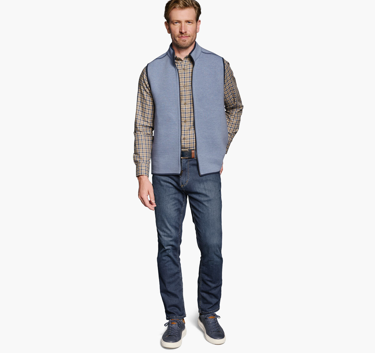 Reversible Channel Quilted Vest image number null