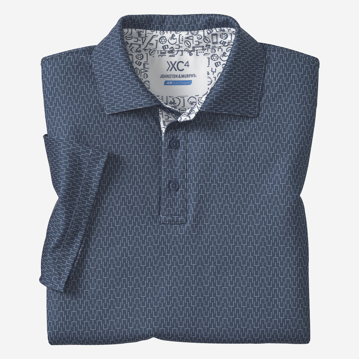 Game Day XC4&reg; Goal Post Print Polo image number null