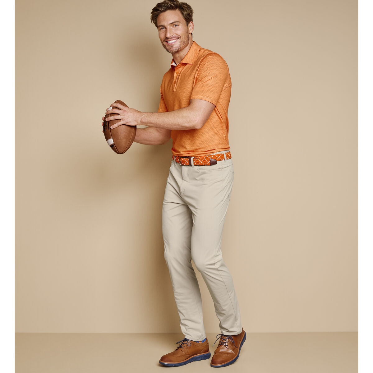 Game Day XC4&reg; Goal Post Print Polo image number null