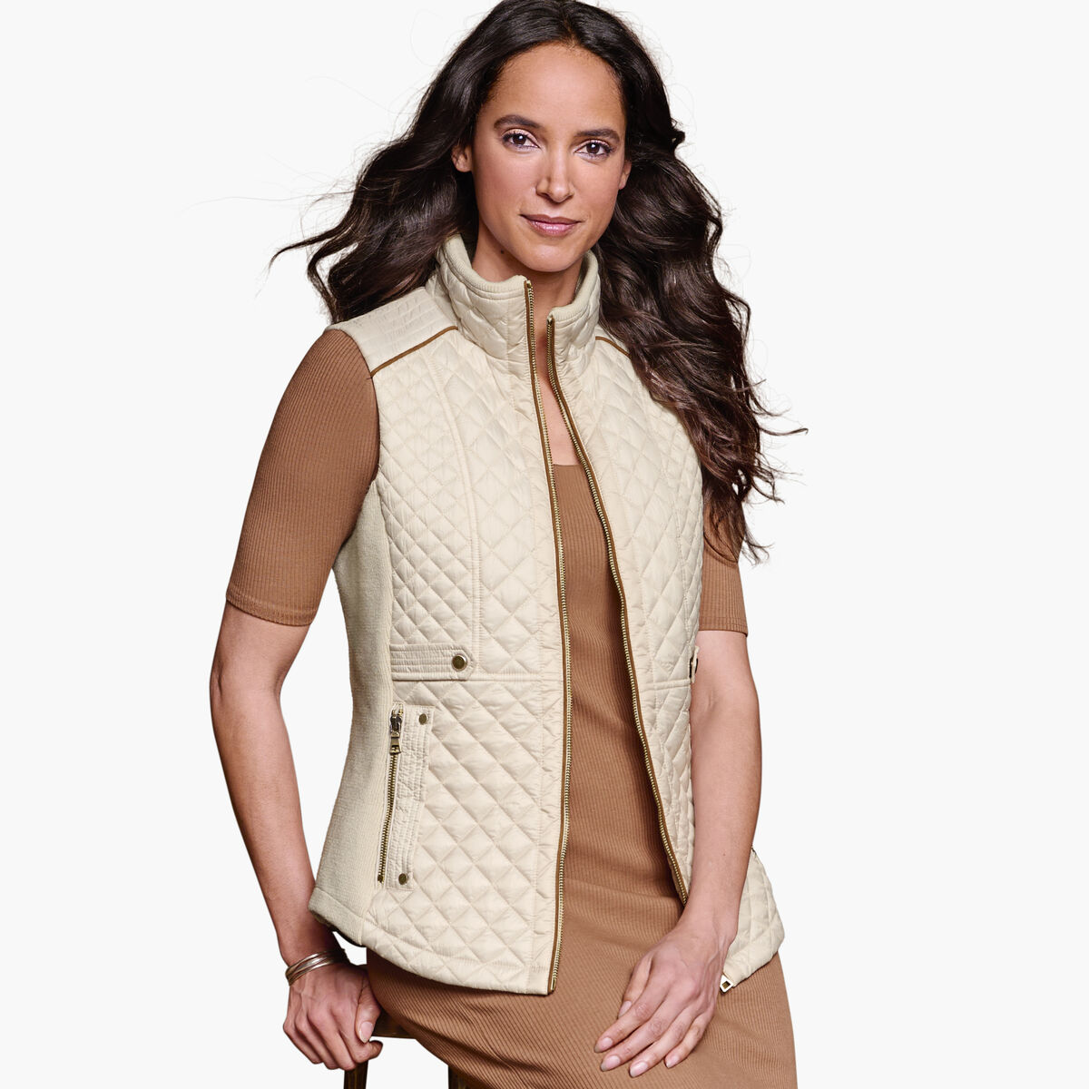Quilted Vest image number null