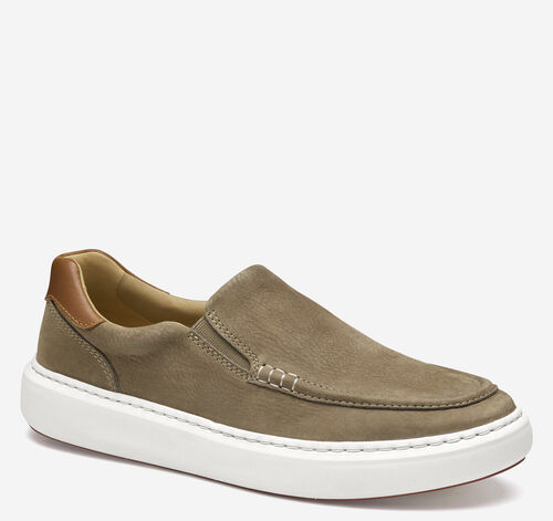 Anders Moc Toe Slip-On - Taupe Nubuck