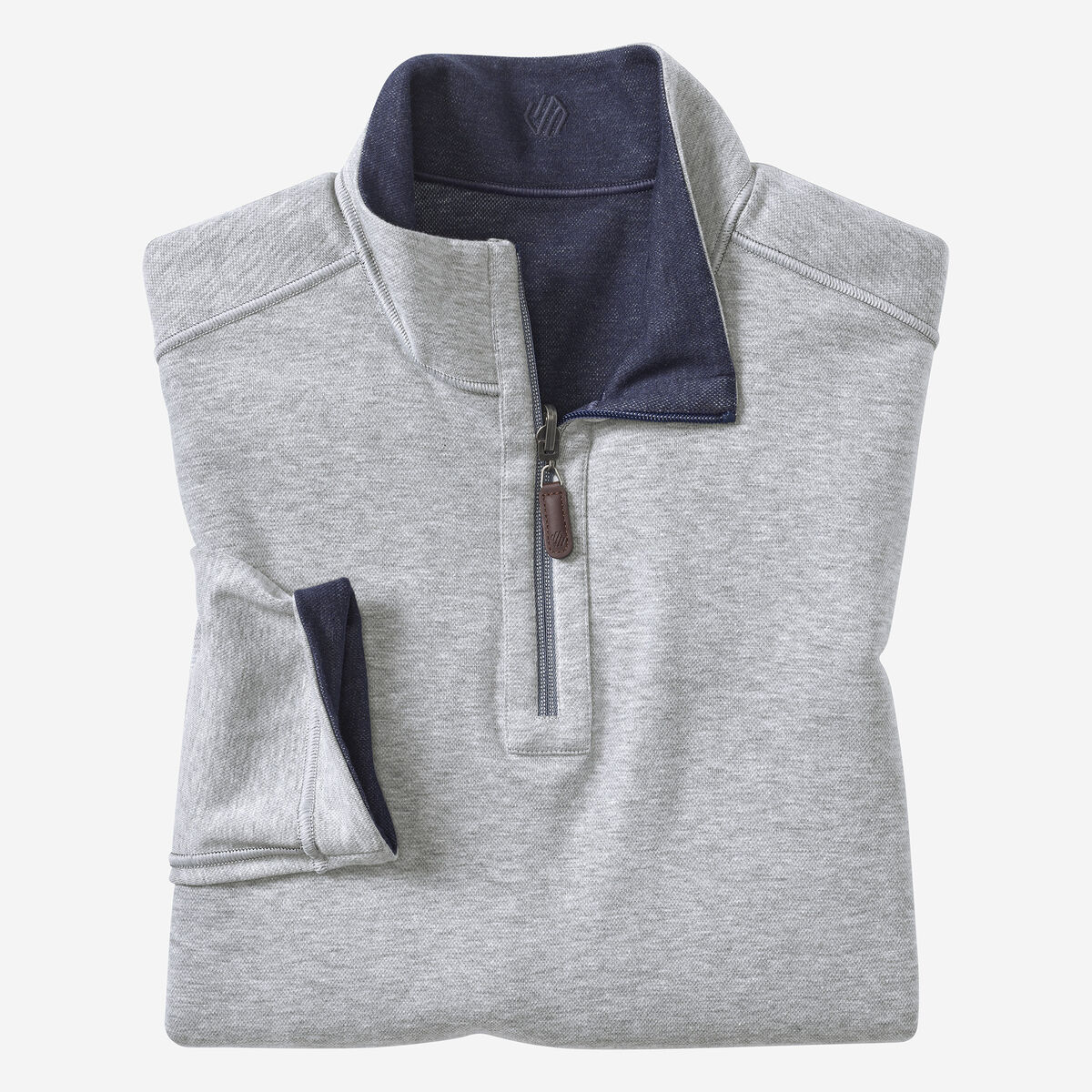 Icon Reversible Solid Quarter-Zip image number null