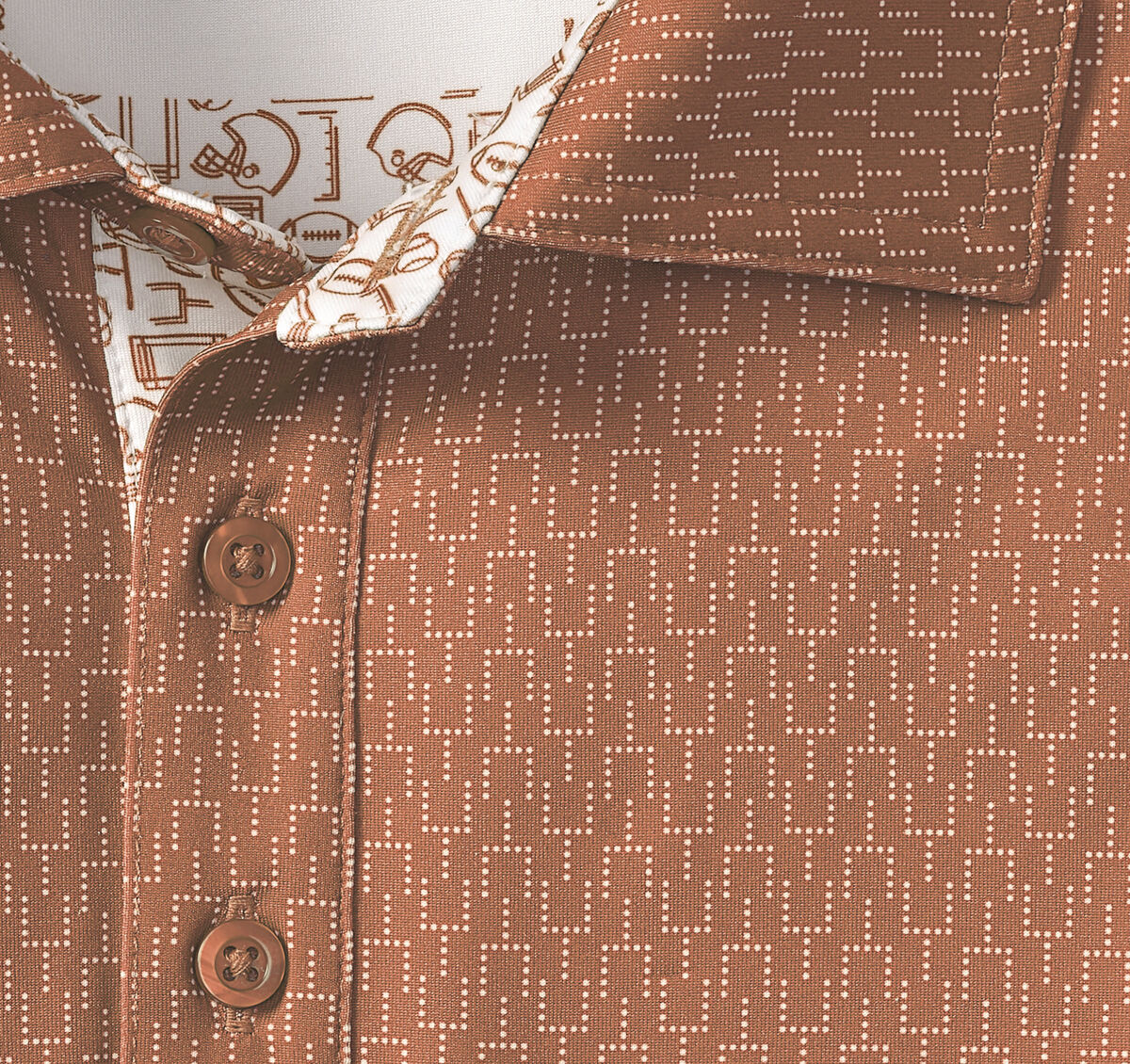 Game Day XC4&reg; Goal Post Print Polo image number null