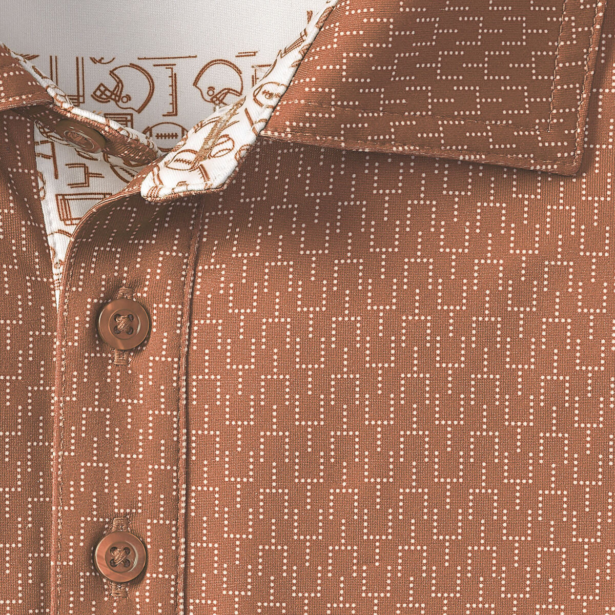 Game Day XC4&reg; Goal Post Print Polo image number null