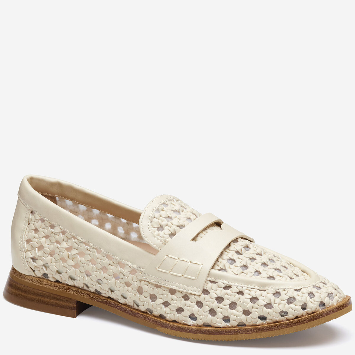 Gillian Woven Penny Loafer image number null