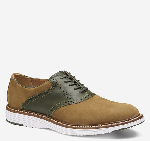 Upton Saddle - Snuff Nubuck/Olive Full Grain