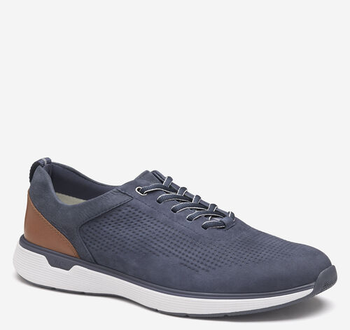XC4® Prentiss 2 Embossed U-Throat - Navy Waterproof Tumbled Nubuck