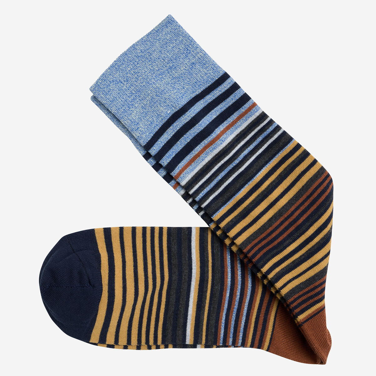 Striped Dress Socks image number null