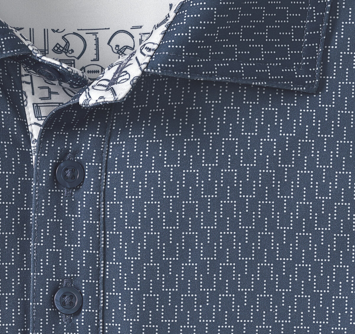 Game Day XC4&reg; Goal Post Print Polo image number null