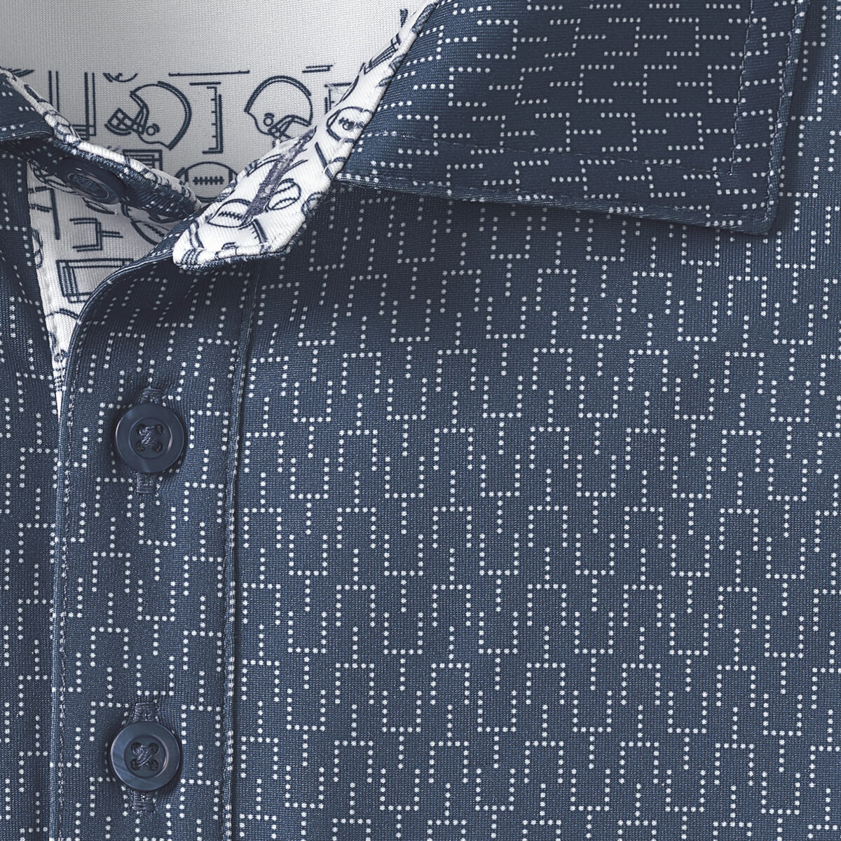 Game Day XC4&reg; Goal Post Print Polo image number null