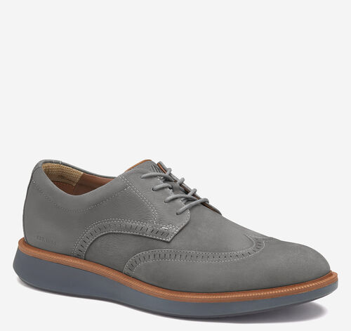XC+™ Parker Wingtip - Gray Waterproof Nubuck