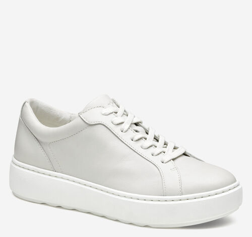 Cammie Lace-Up - White Tumbled Full Grain