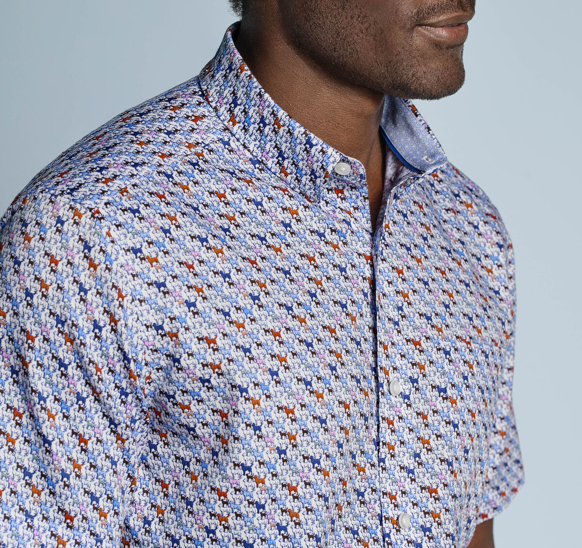 Logan Printed Short-Sleeve Shirt image number null