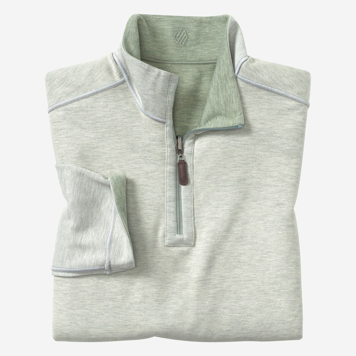 Icon Reversible Solid Quarter-Zip image number null