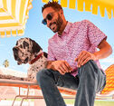 Printed Short-Sleeve Shirt image number null