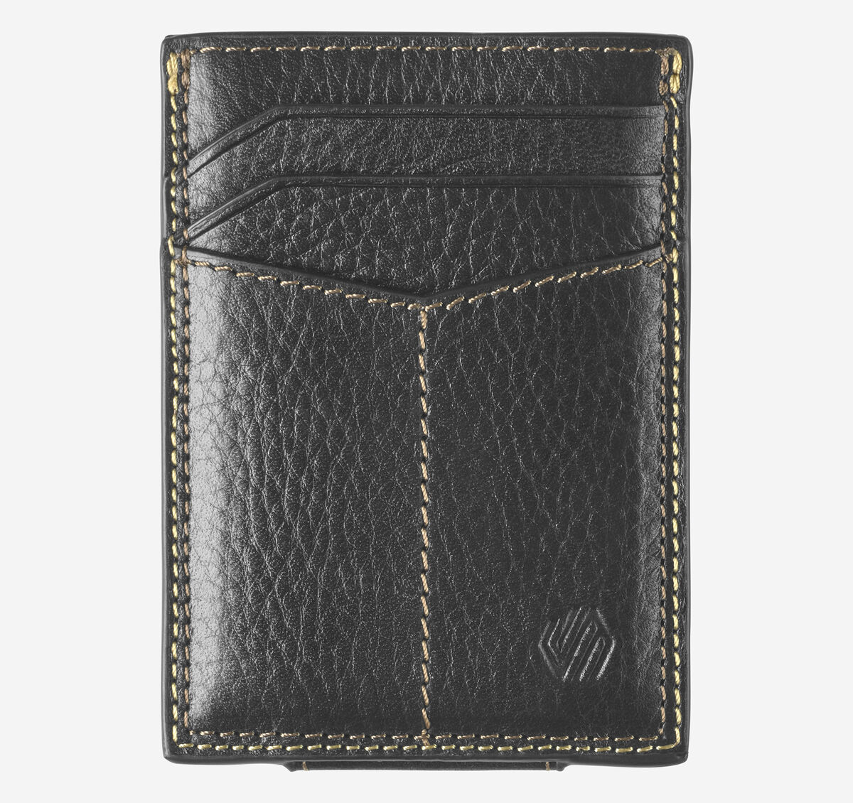 Double-Contrast Stitch Front Pocket Wallet image number null