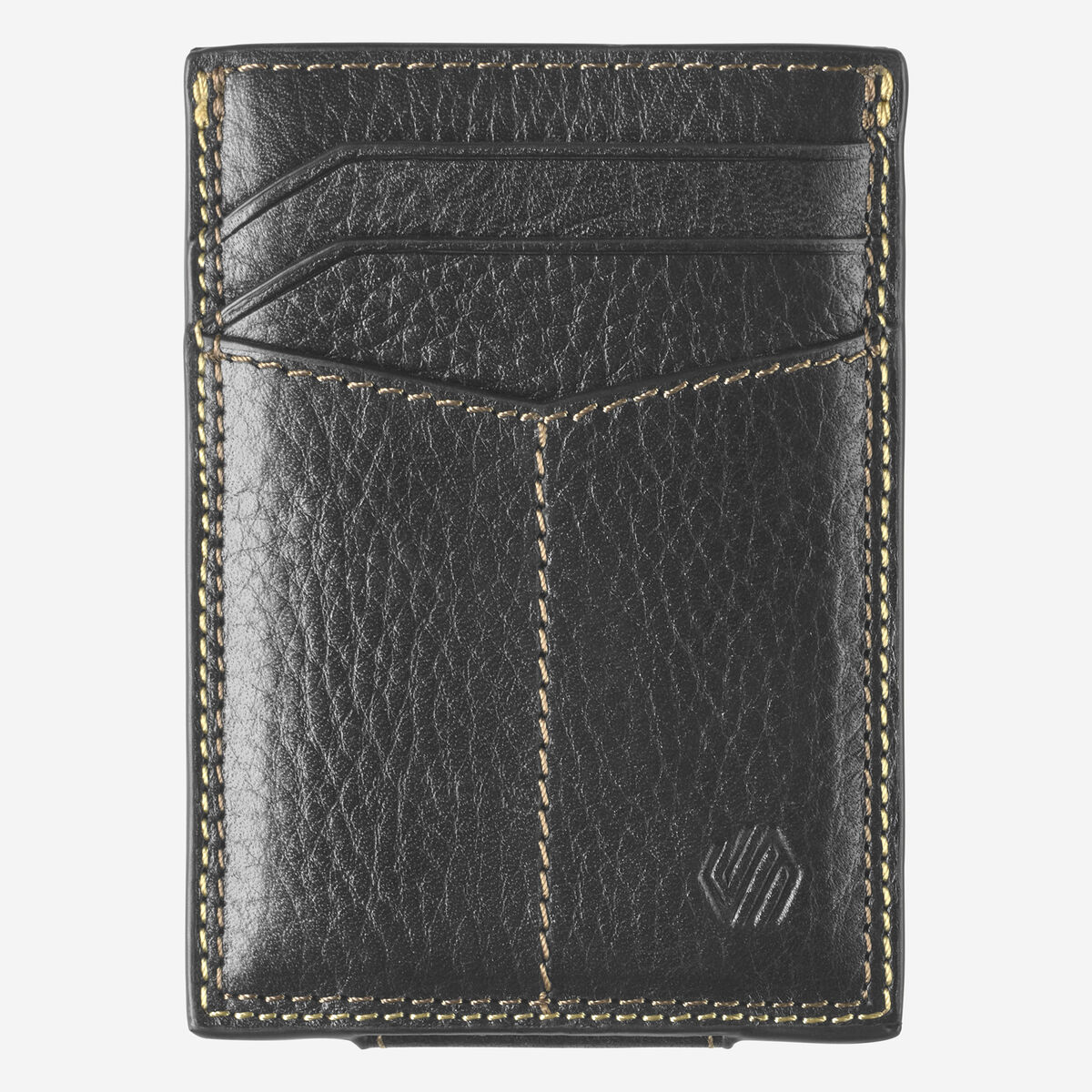 Double-Contrast Stitch Front Pocket Wallet image number null