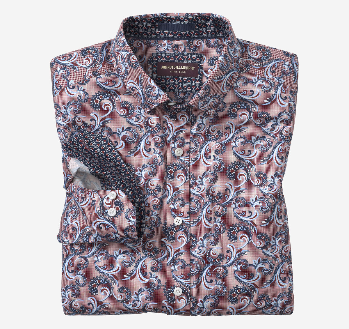 Logan Printed Long-Sleeve Shirt image number null