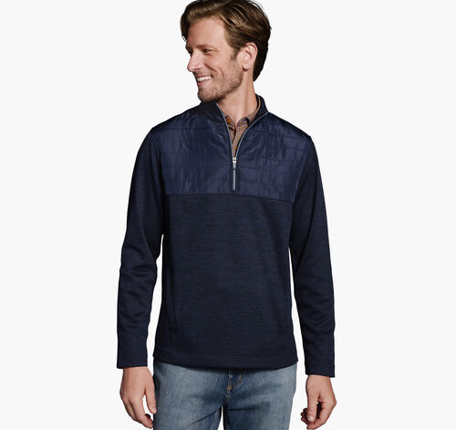 XC4&reg; Quilted Quarter-Zip - Navy
