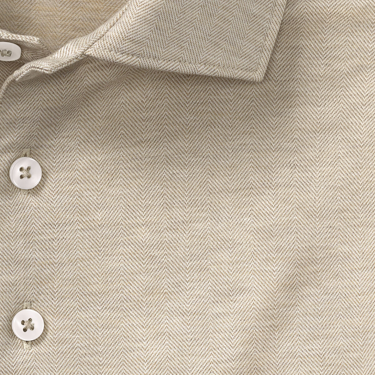 Herringbone Long-Sleeve Polo image number null