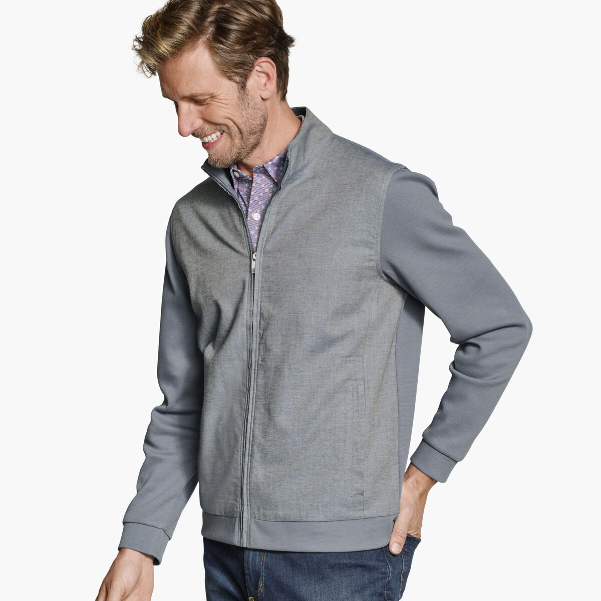 Heathered Full-Zip image number null