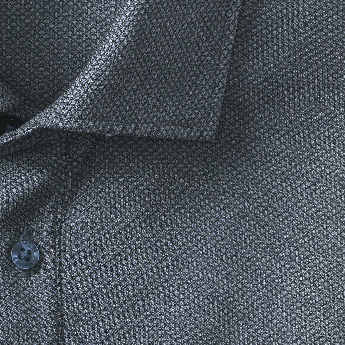 Knit Jacquard Long-Sleeve Polo image number null