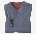 Icon Reversible V-Neck Pullover image number null