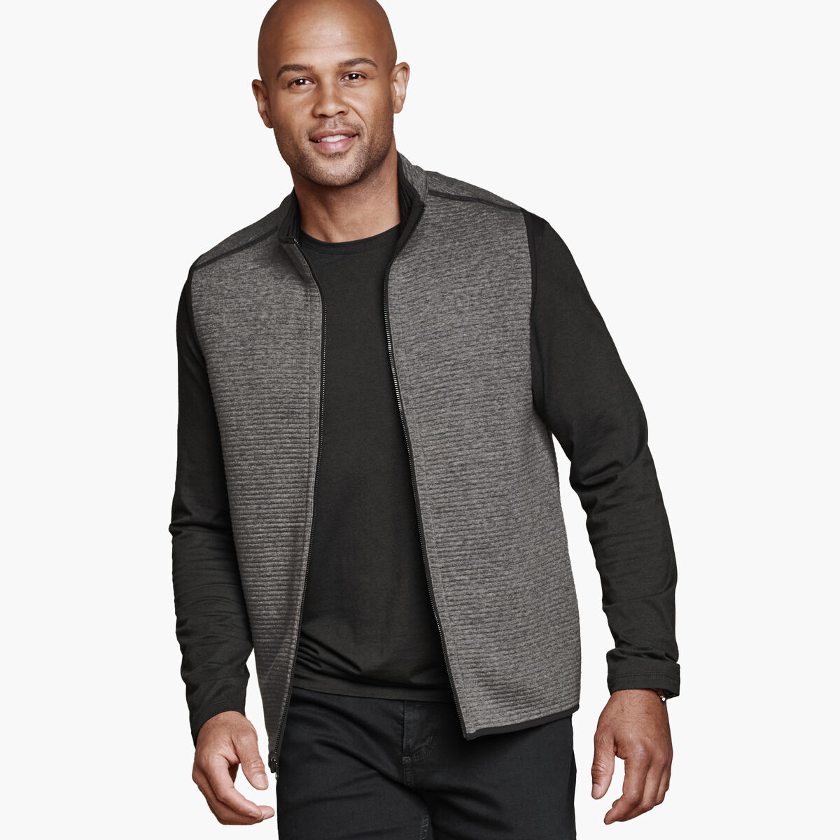 Reversible Channel Quilted Vest image number null