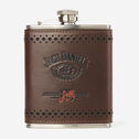 Jack Daniel&rsquo;s x J&M 175th Leather-Wrapped Flask image number null