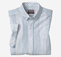 Cotton-Linen Short-Sleeve Print Shirt image number null