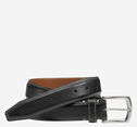 Topstitched Leather Belt image number null