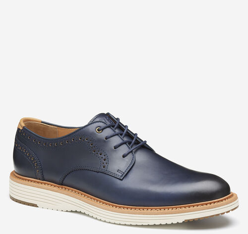 Upton 175th Anniversary Plain Toe - Navy Oiled American Full Grain