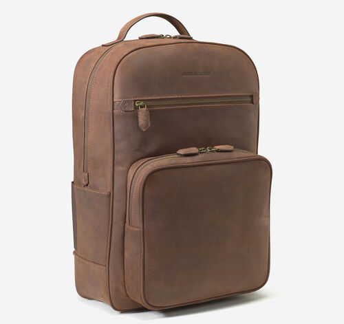 Rhodes Backpack - Brown Bomber Leather