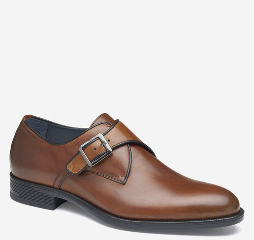 Flynch Monk Strap - Tan Italian Calfskin