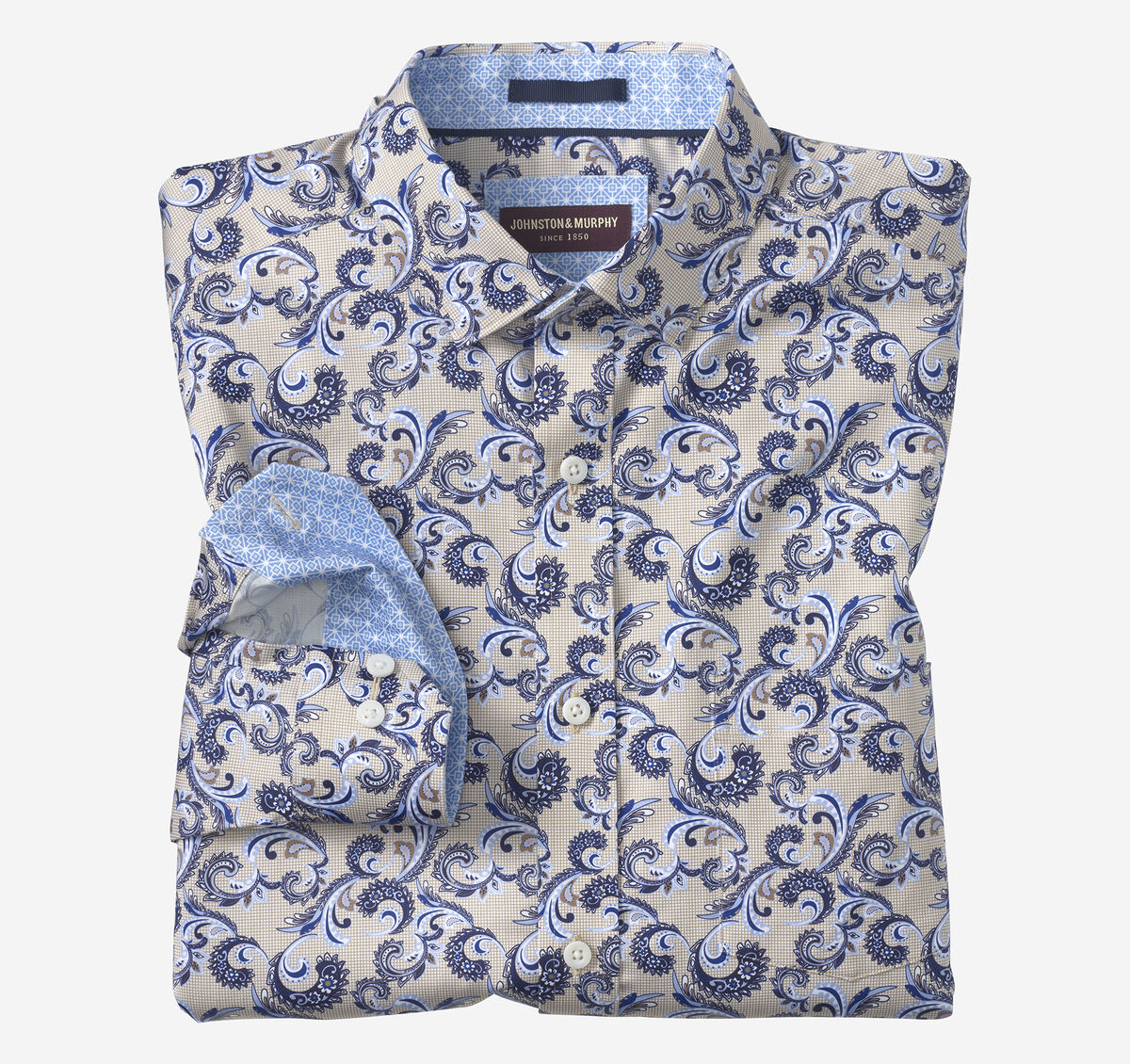 Logan Printed Long-Sleeve Shirt image number null