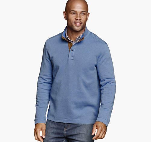 Westcott Quarter-Snap Pullover - Blue