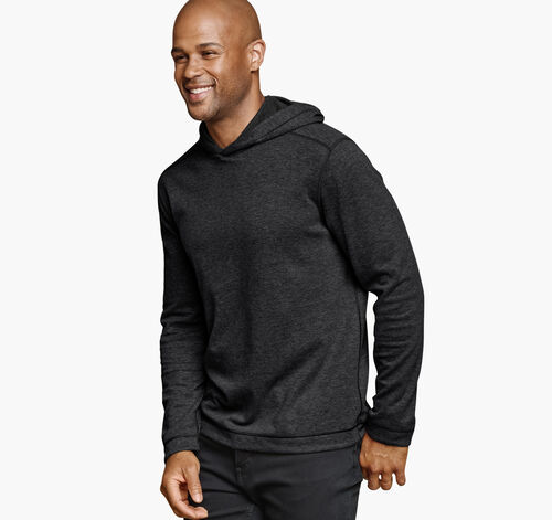 Icon Reversible Hooded Pullover - Charcoal/Brown