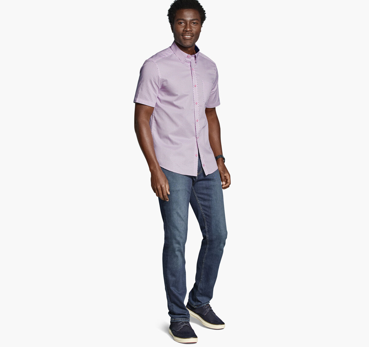 Logan Printed Short-Sleeve Shirt image number null