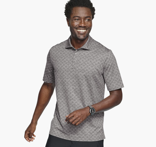 XC4® Performance Print Polos + Cool Degree™ - Gray Airplane