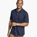 Linden Textured Short-Sleeve Shirt image number null