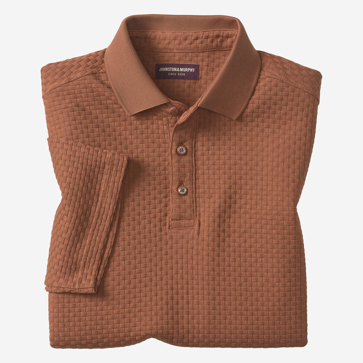 Tilson Textured-Weave Polo image number null