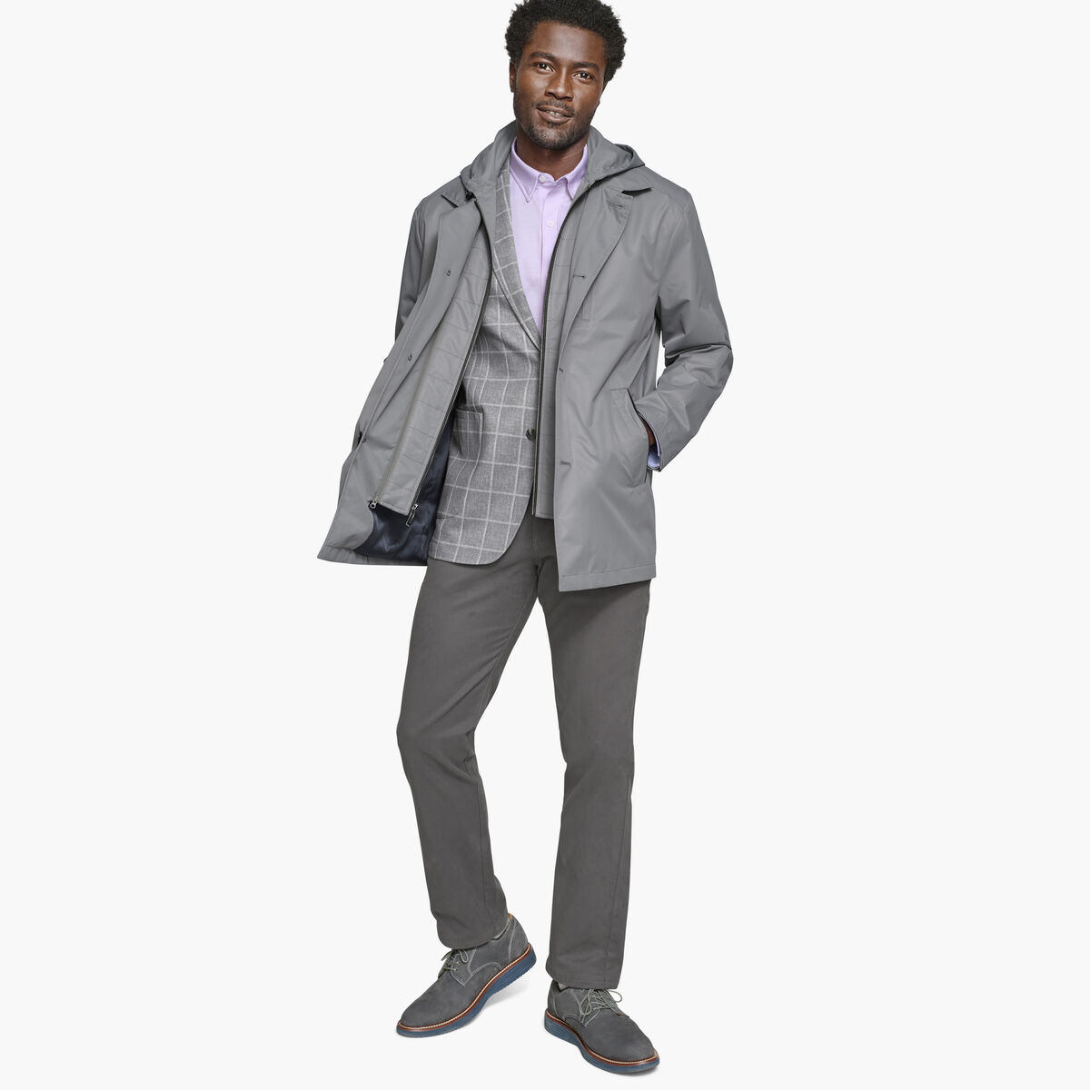 Upton Water-Resistant Raincoat image number null