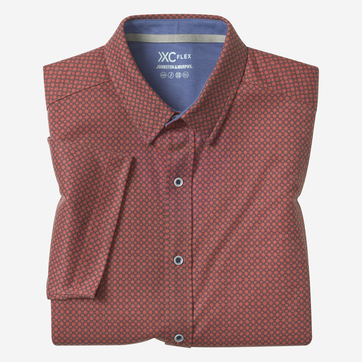 XC Flex® Short-Sleeve Print Knit Shirt image number null