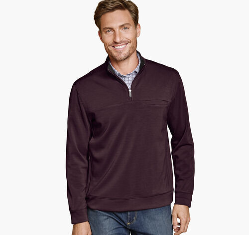 Essential Quarter-Zip - Burgundy