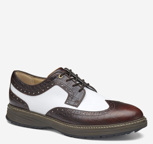 Upton GL3 Luxe Hybrid - Dark Brown Waterproof Full Grain/White Scotch Grain