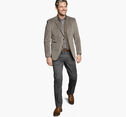 Plush Bibbed Blazer image number null